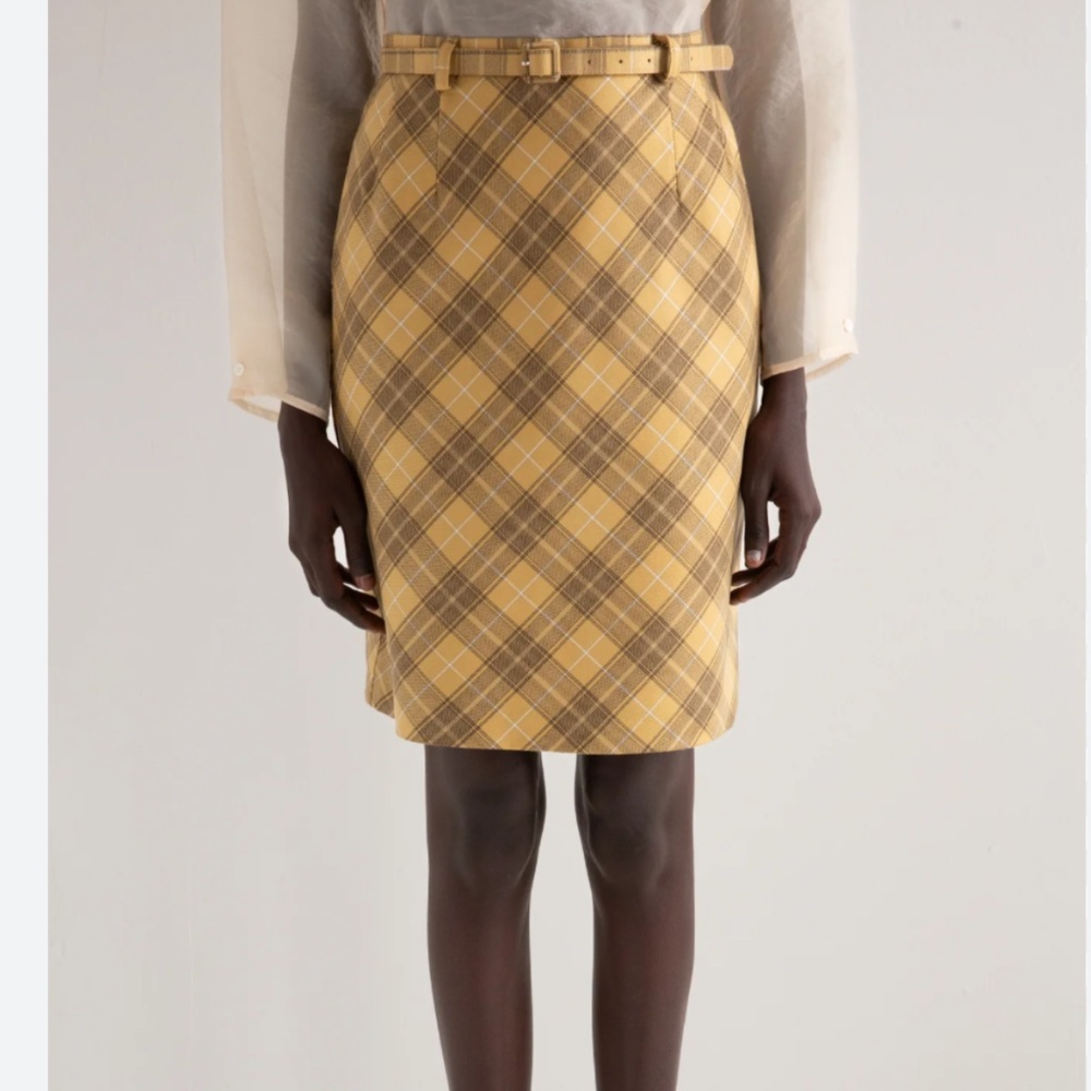 Plaid skirt